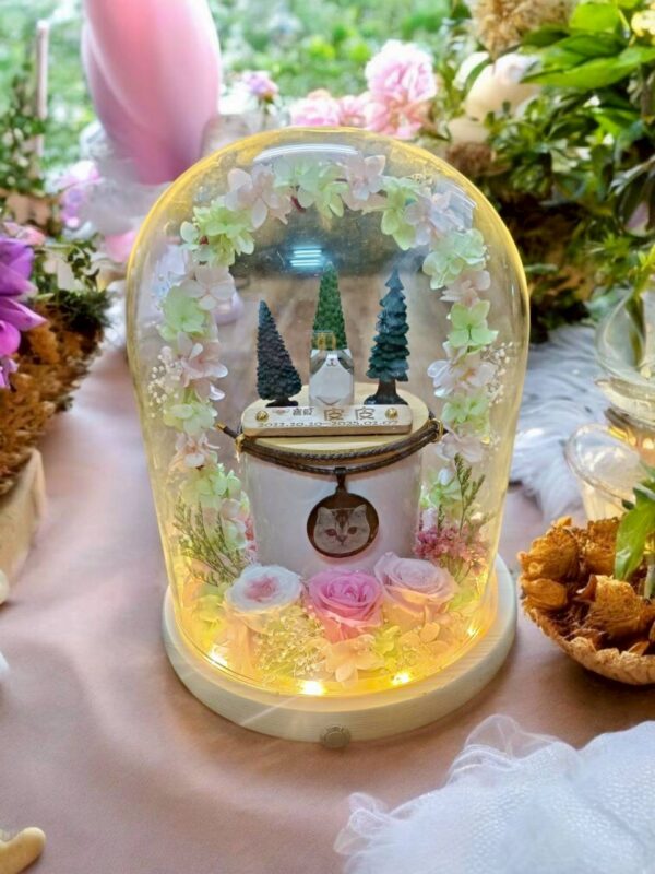 星語花園系列永生花玻璃罩02 星語花園系列-永生花玻璃罩