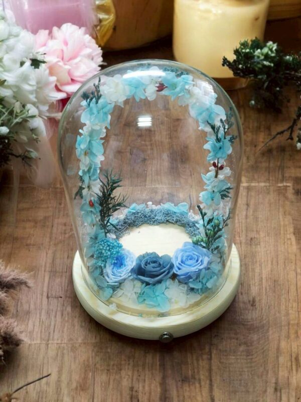 星語花園系列永生花玻璃罩04 星語花園系列-永生花玻璃罩