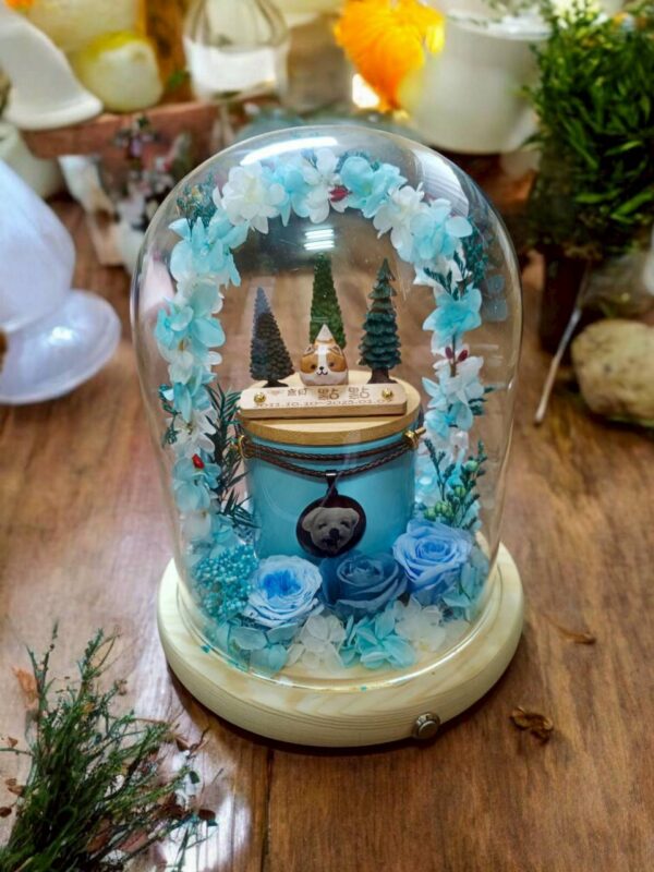 星語花園系列永生花玻璃罩05 星語花園系列-永生花玻璃罩