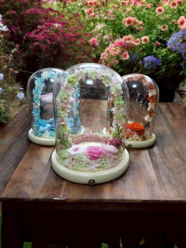 星語花園系列永生花玻璃罩08 星語花園系列-永生花玻璃罩