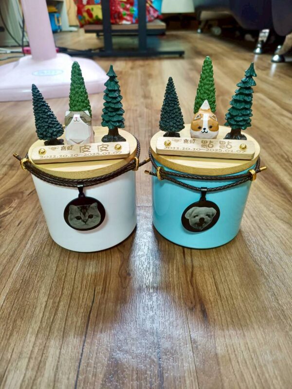 森林之眠陶瓷骨灰罐