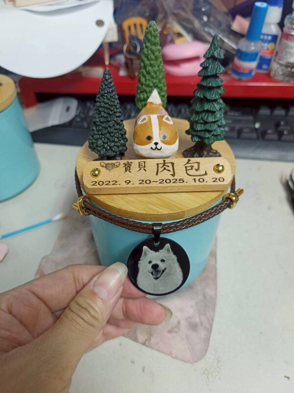 森林之眠陶瓷骨灰罐