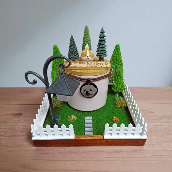 設計款骨灰罐紀念花園組05 骨灰罐專用紀念花園(小)