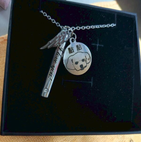 4 天使之翼骨灰罐項鍊