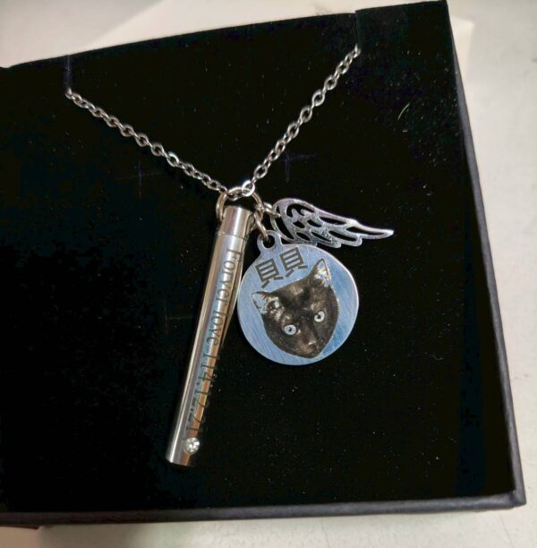 7 天使之翼骨灰罐項鍊