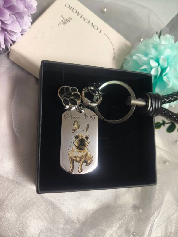 守護之環-編織鑰匙圈含骨灰掛墜
